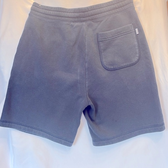 CONVERSE Gently Worn Men’s Fleece Sports Shorts Navy Blue - Size Small - Picture 5 of 10